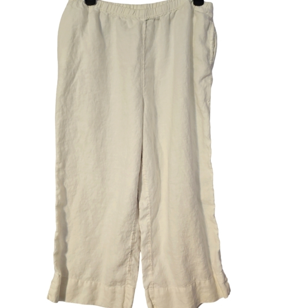 J. Jill white linen